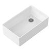 [D21180SB3320.415] Etre® 33 in. Apron Kitchen Sink with Offset Drain - Canvas White