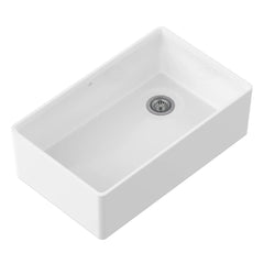 [D21180SB3320.415] Etre® 33 in. Apron Kitchen Sink with Offset Drain - Canvas White