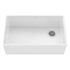 [D21180SB3320.415] Etre® 33 in. Apron Kitchen Sink with Offset Drain - Canvas White