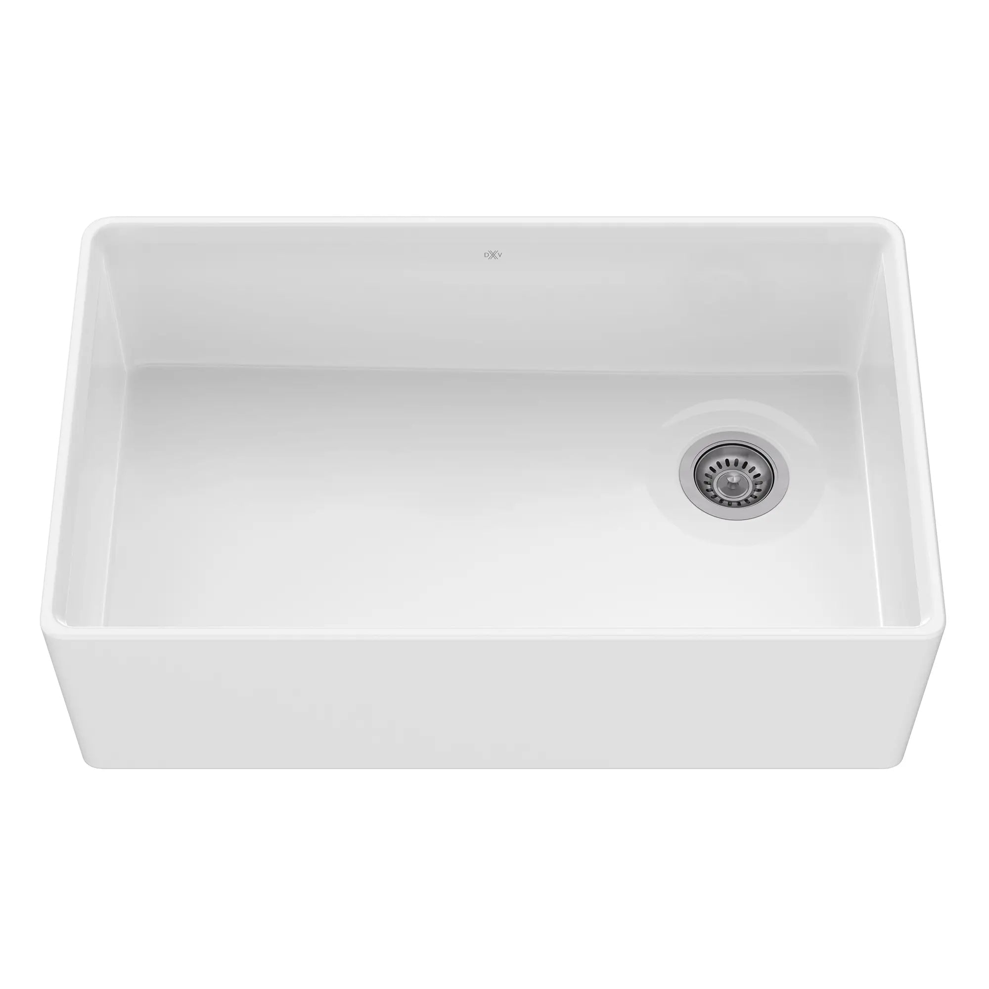 Etre® 33 in. Apron Kitchen Sink with Offset Drain // CANVAS WHITE // 91730_D21180SB3320.415_1_CDNwebp.webp
