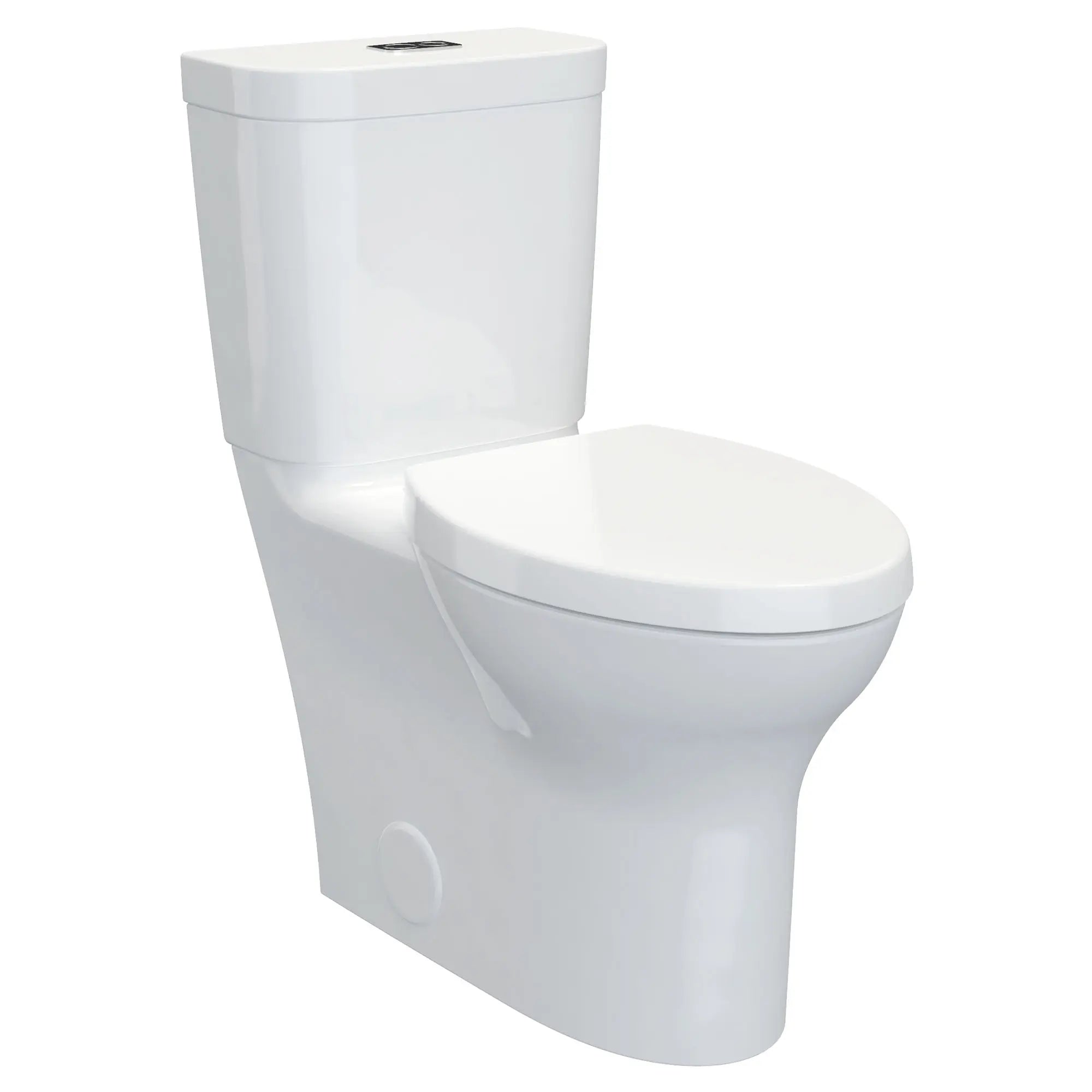 Equility® Two-piece Dual Flush Chair Height Elongated Toilet With Seat Equility® Two-piece Dual Flush Chair Height Elongated Toilet With Seat