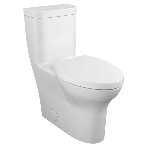Equility® One-Piece Chair Height Right-Hand Trip Lever Elongated Toilet with Seat