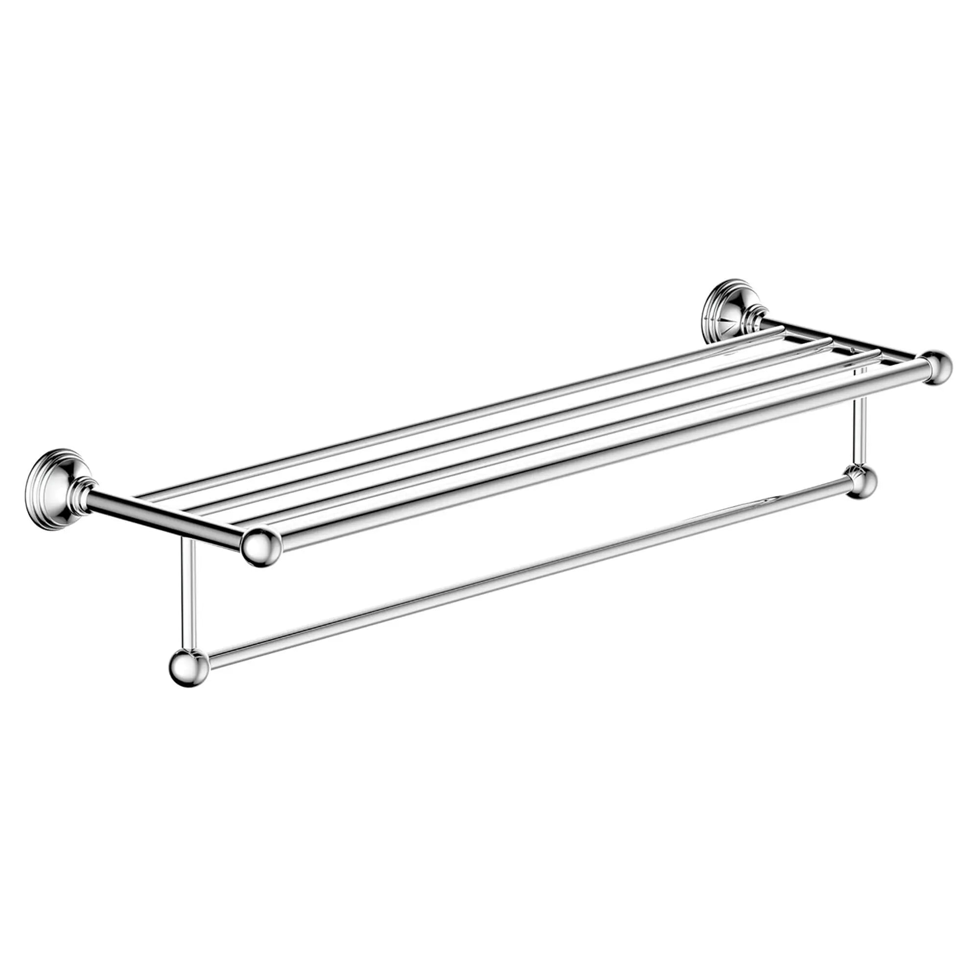 Traditional 24 in. Towel Shelf // POLISHED CHROME // 93035_D35102260.100_CDNwebp.webp