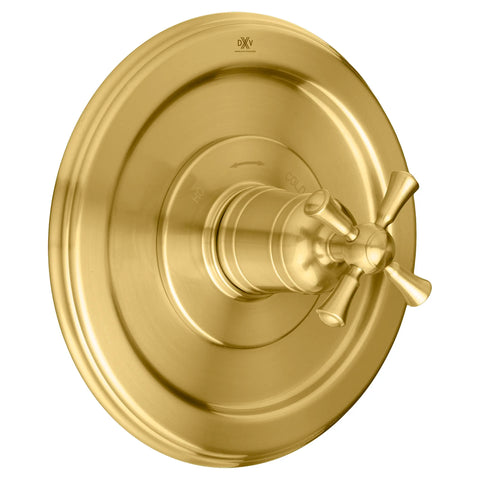 Randall 1/2 Inch or 3/4 Inch Thermostatic Valve Trim with Cross Handle