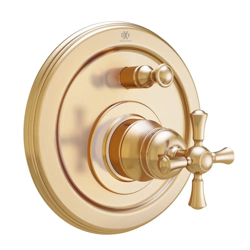 Randall Pressure Balanced Tub/Shower Valve Trim With Cross Handle // SATIN BRASS // 93069_D35102640427_1_CDNwebp.webp