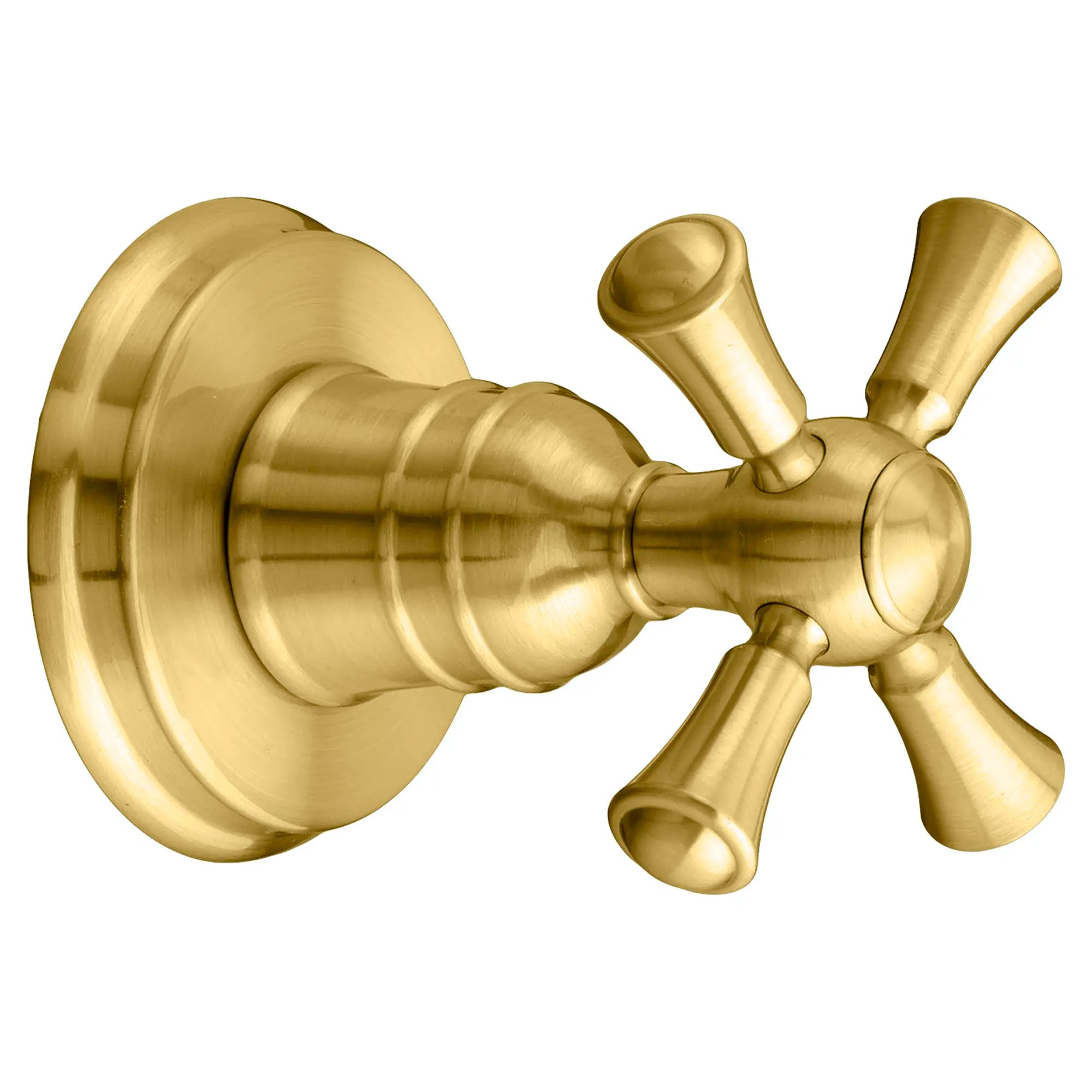 Randall 1/2 Inch Or 3/4  Inch Wall Valve Trim With Cross Handle // BRUSHED NICKEL // 93082_D35102740144_CDNwebp.webp