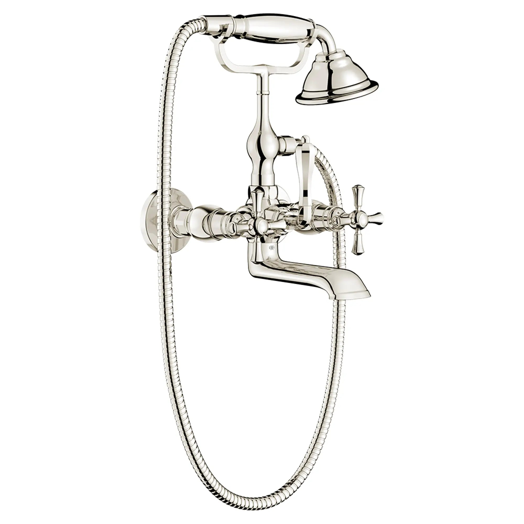 Randall® Wall Mounted Tub Filler with Hand Shower // PLATINUM NICKEL // 93212_D3510298C.150_CDNwebp.webp