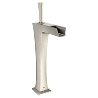 [D3510415C.144] Single Control Monoblock Vessel Faucet 1.2 GPM - Brushed Nickel