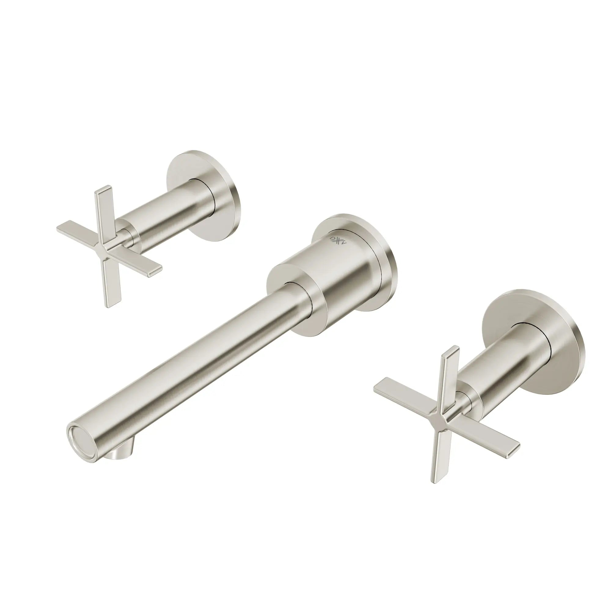 Percy® 2-Handle Wall Mounted Bathroom Faucet with Cross Handles // BRUSHED NICKEL // 93837_D3510546C144_L_CDNwebp.webp