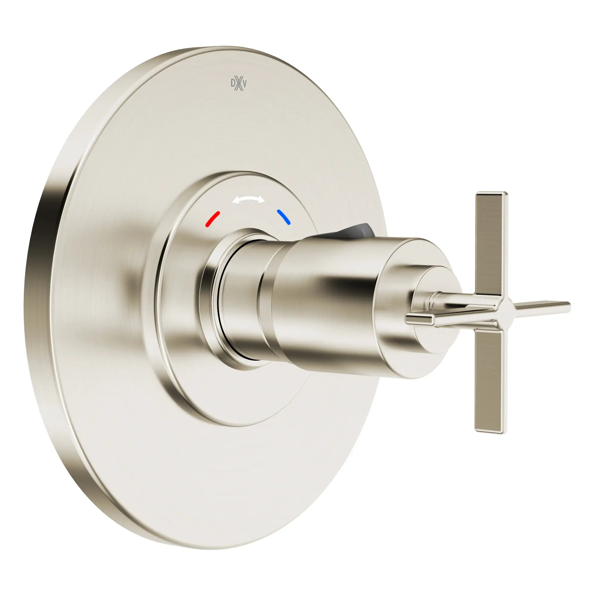Percy Thermo Valve Trim Cross Handle // BRUSHED NICKEL // 93982_D35105514RB.144_CDNwebp.webp