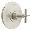 [D35105540RB.144] Percy Shower Trim Cross Handle - Brushed Nickel