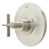 [D35105540RB.144] Percy Shower Trim Cross Handle - Brushed Nickel