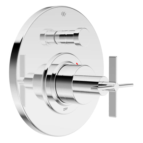 Percy Pb Tub&Shower Trim Cross Handle Pc