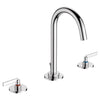 [D35105800RB.100] Percy® 2-Handle Widespread Bathroom Faucet with Indicator Markings and Lever Handles - Polished Chrome