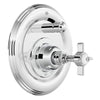 [D35107640.100] Landfair Pressure Balanced Tub/Shower Trim With Cross Handle - Platinum Nickel