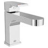 [D35109100RB.100] Equility® Single Handle Bathroom Faucet with Indicator Markings and Lever Handle - Polished Chrome
