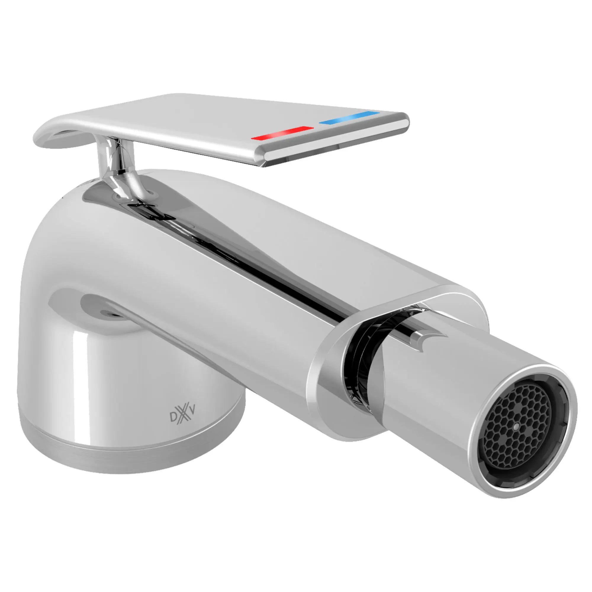 DXV® Modulus Single Hole Bidet Faucet with Indicator Markings and Lever Handle // POLISHED CHROME // 95080_D35120012RB100_2_CDNwebp.webp