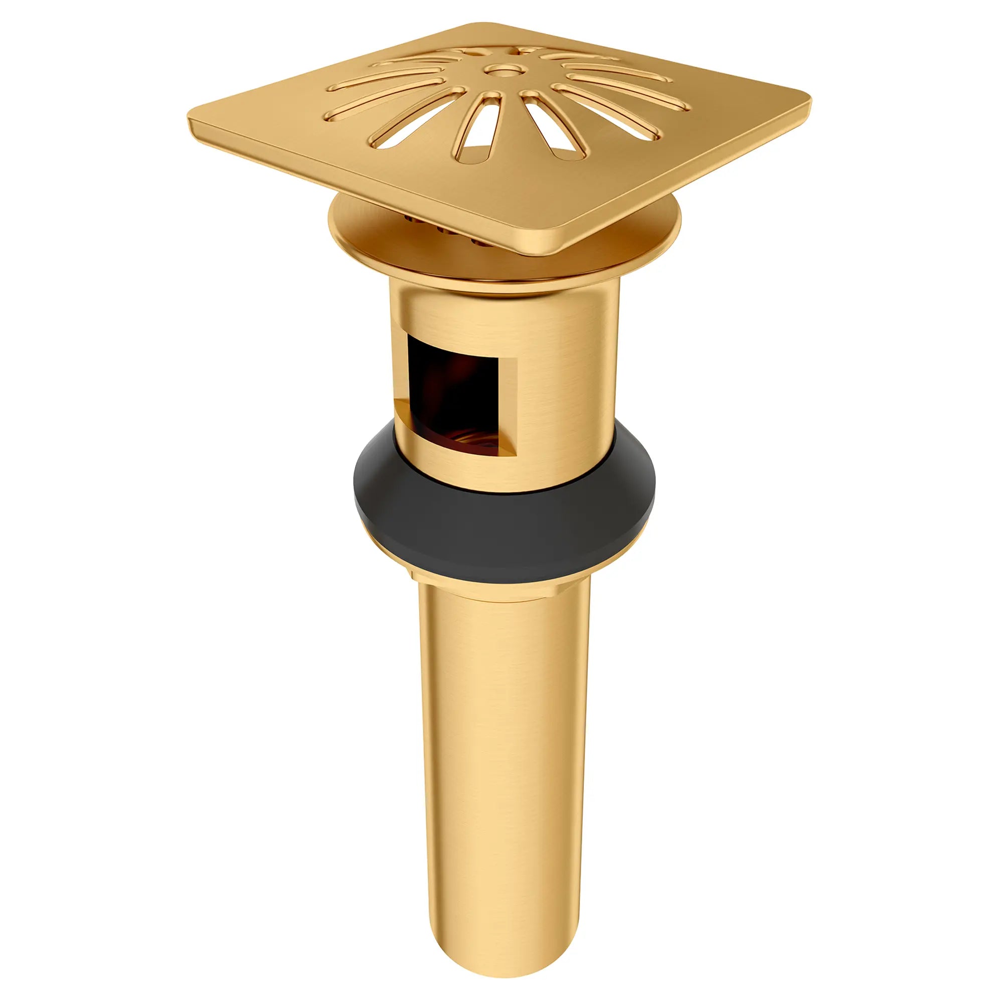 Oak Hill® Grid Drain with Decorative Cover // SATIN BRASS // 95509_D35155040.427_1_CDNwebp.webp