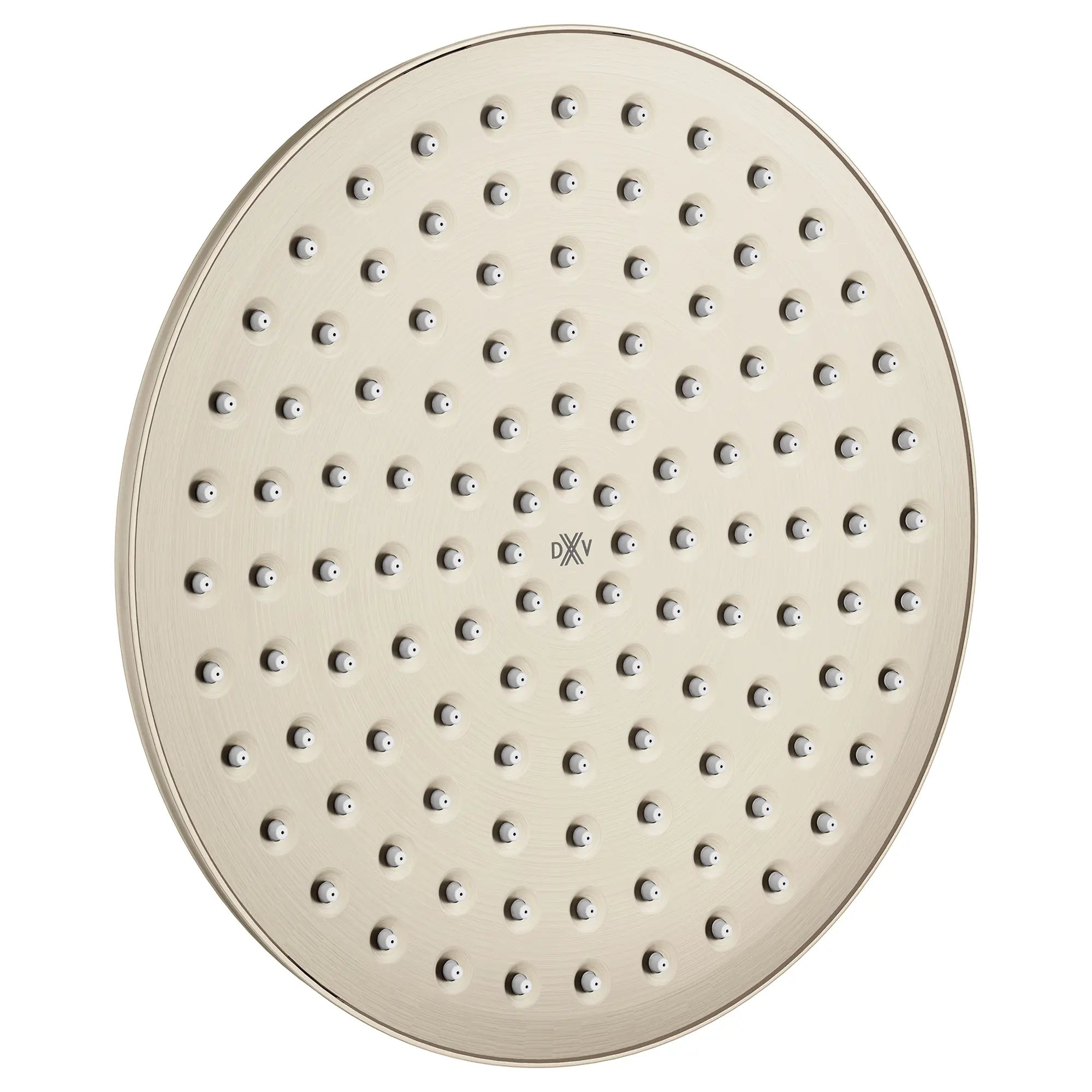 Oak Hill® Single Function 10 in. Round Rain Can Showerhead // BRUSHED NICKEL // 95551_D35155110.144_1_CDNwebp.webp
