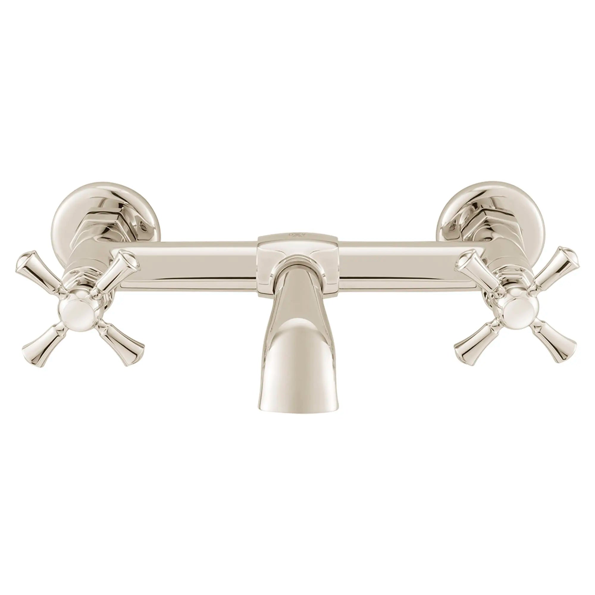 Oak Hill® 2-Handle Wall Mount Bathroom Faucet with Cross Handles // PLATINUM NICKEL // 95719_D35155470150_CDNwebp.webp