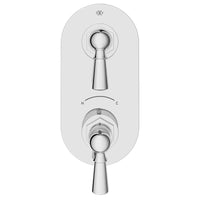 Oak Hill® 2-Handle Thermostatic Valve Trim Only with Lever Handles // POLISHED CHROME // 95752_D35155527.100_CDNwebp.webp
