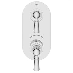 Oak Hill® 2-Handle Thermostatic Valve Trim Only with Lever Handles // POLISHED CHROME // 95752_D35155527.100_CDNwebp.webp