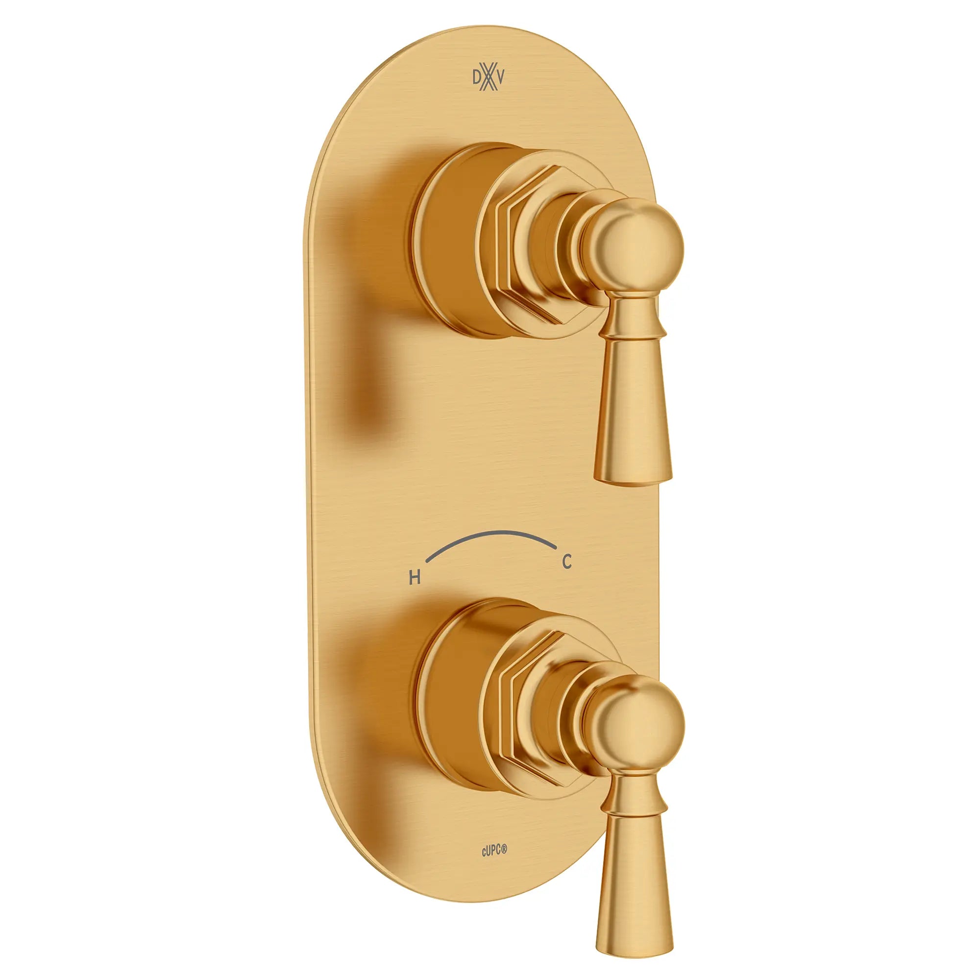 Oak Hill® 2-Handle Thermostatic Valve Trim Only with Lever Handles // SATIN BRASS // 95769_D35155527.427_1_CDNwebp.webp