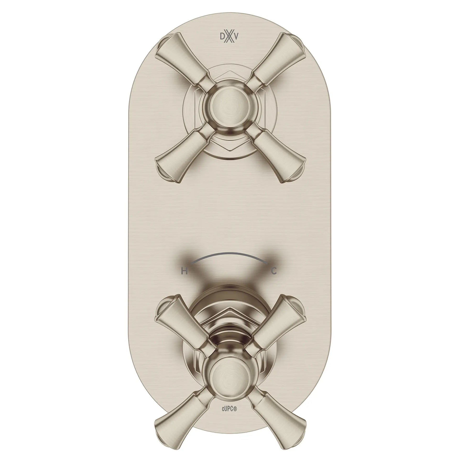 Oak Hill® 2-handle Thermostatic Valve Trim Only With Cross Handles
