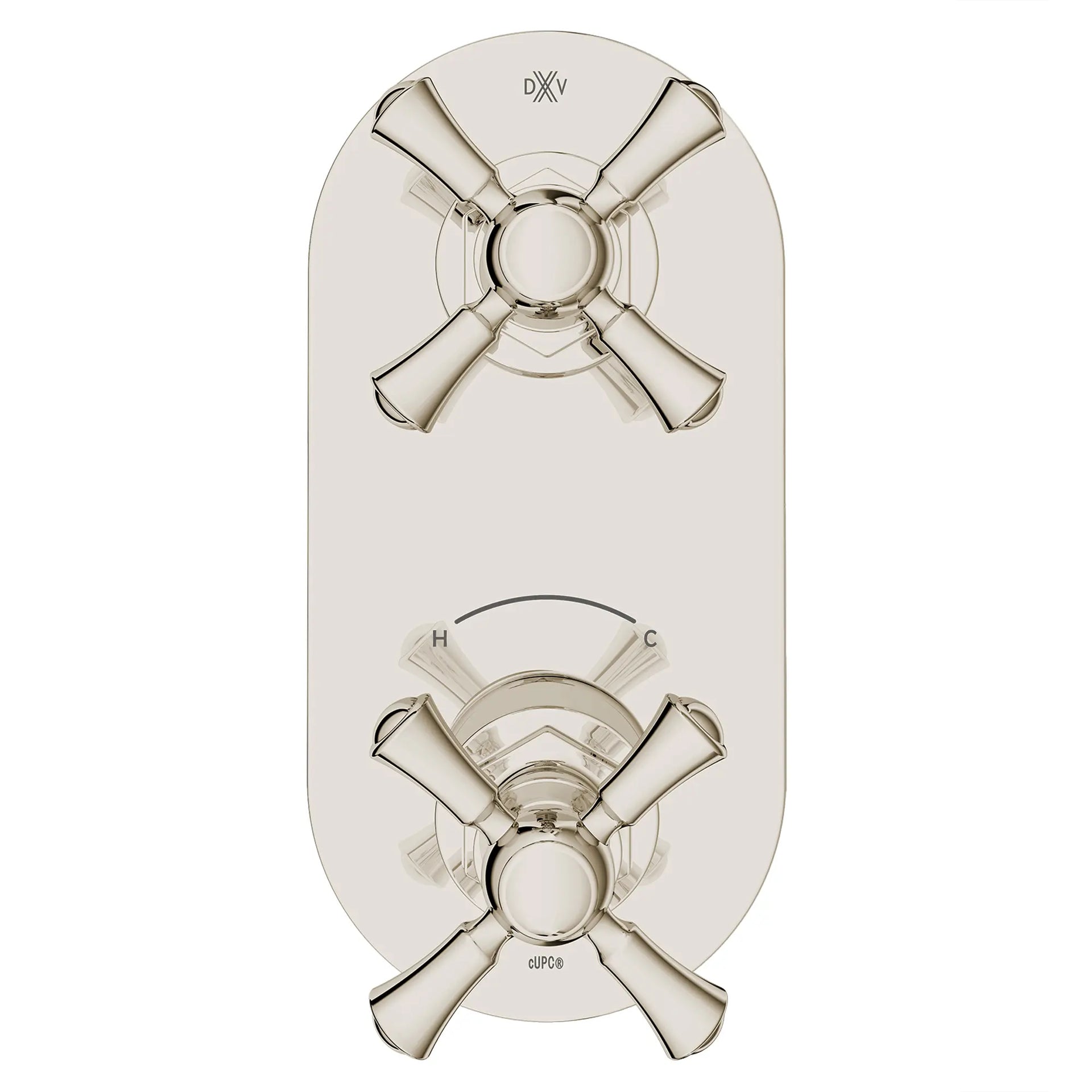 Oak Hill® 2-handle Thermostatic Valve Trim Only With Cross Handles