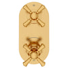 Oak Hill® 2-Handle Thermostatic Valve Trim Only with Cross Handles // SATIN BRASS // 95788_D35155528.427_CDNwebp.webp