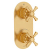 Oak Hill® 2-Handle Thermostatic Valve Trim Only with Cross Handles // SATIN BRASS // 95790_D35155528.427_1_CDNwebp.webp
