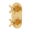 Oak Hill® 2-Handle Thermostatic Valve Trim Only with Cross Handles // SATIN BRASS // 95795_D35155528.427_2_CDNwebp.webp