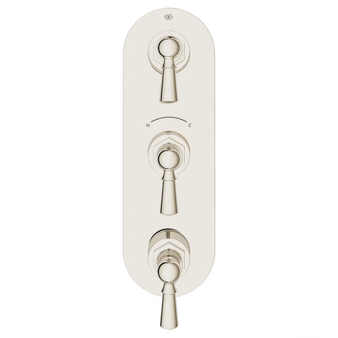 Oak Hill® 3-Handle Thermostatic Valve Trim Only with Lever Handles