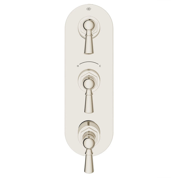 Oak Hill® 3-Handle Thermostatic Valve Trim Only with Lever Handles // PLATINUM NICKEL // 95804_D35155537.150_CDNwebp.webp