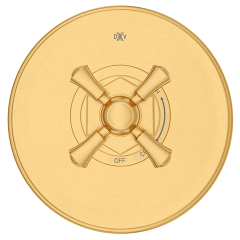 Oak Hill® Single Handle Pressure Balance Valve Trim Only with Cross Handle