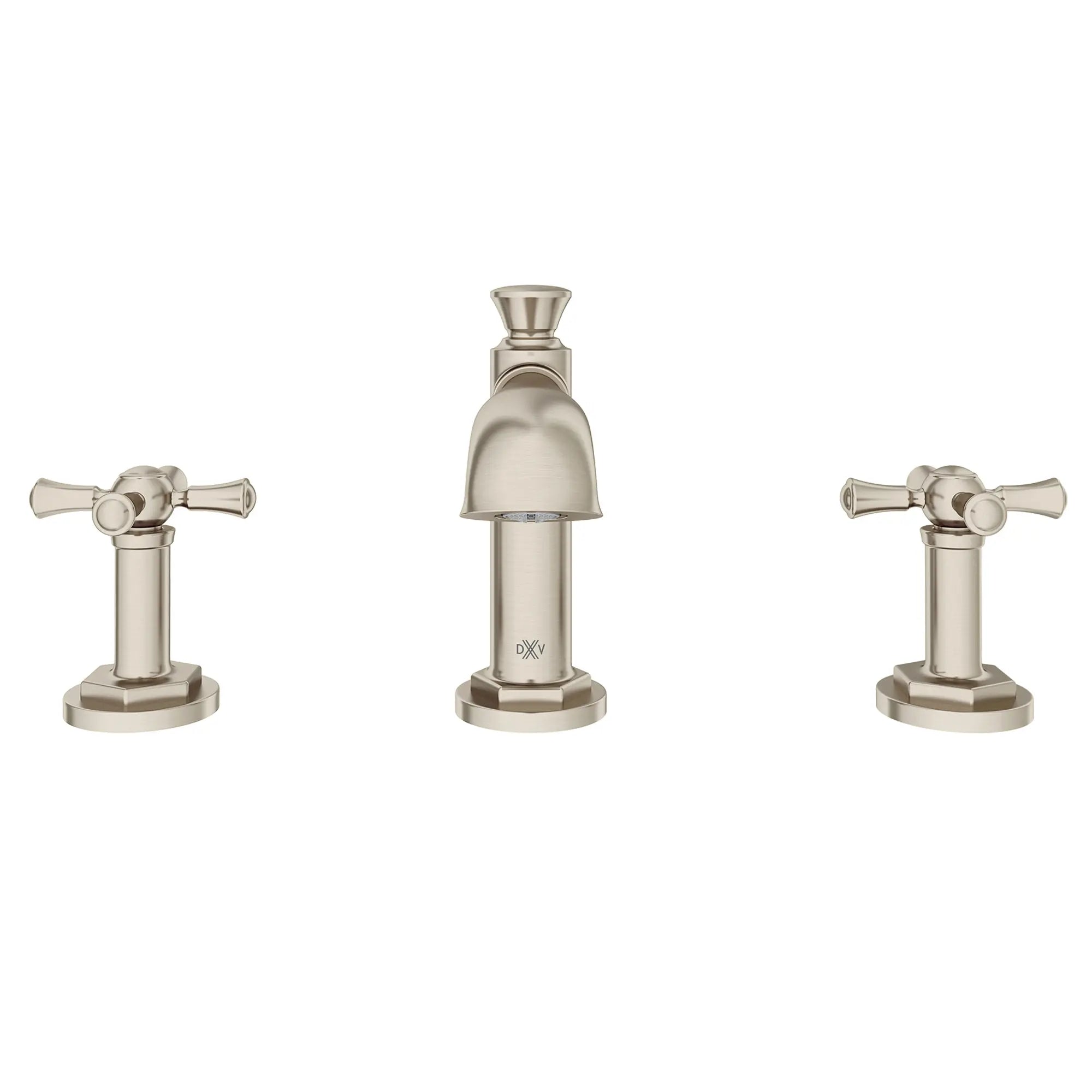 Oak Hill® 2-Handle Widespread Bathroom Faucet with Cross Handles // BRUSHED NICKEL // 95937_D35155840.144_CDNwebp.webp