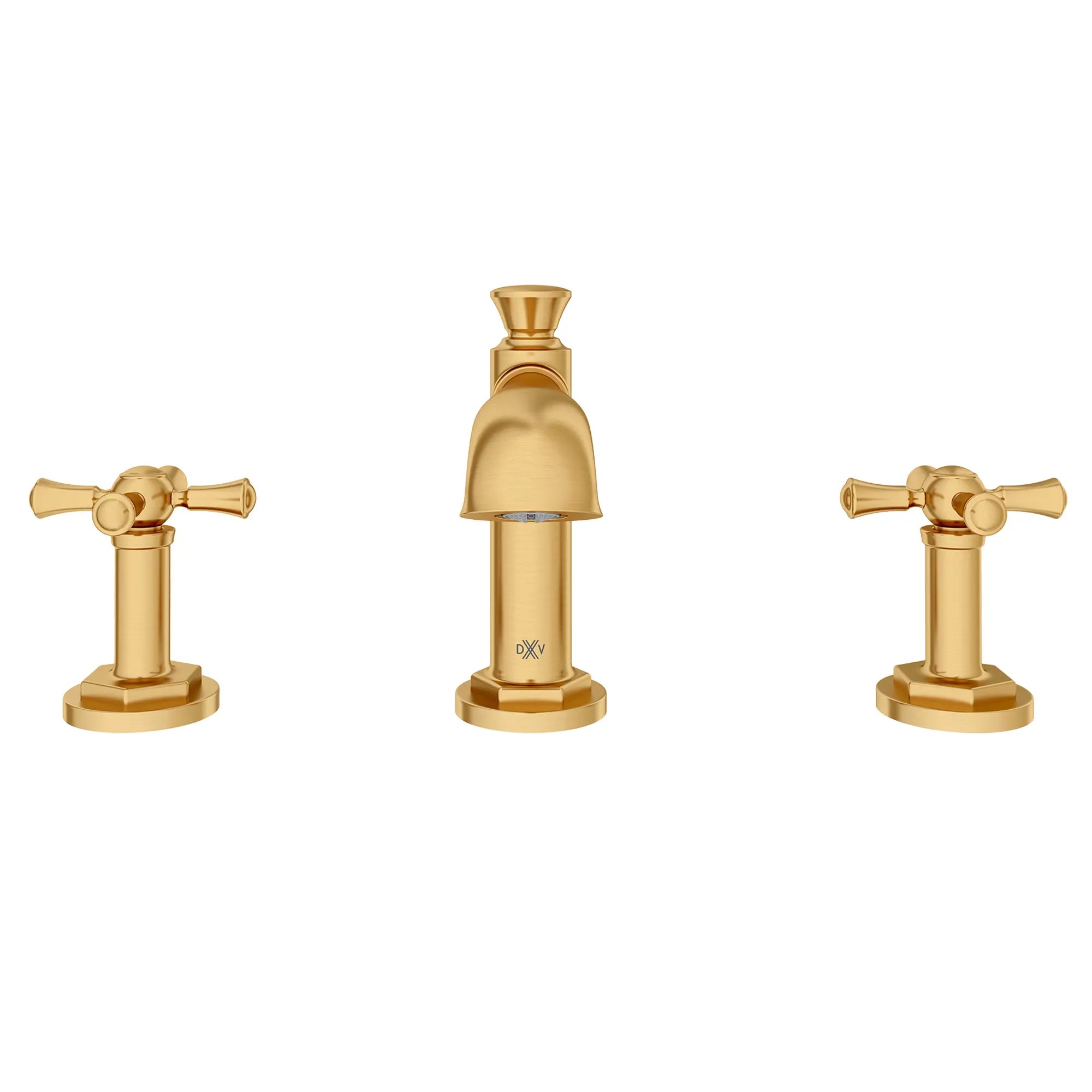 Oak Hill® 2-Handle Widespread Bathroom Faucet with Cross Handles // SATIN BRASS // 95947_D35155840.427_CDNwebp.webp