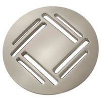 [D35170460.144] Belshire® Grid Drain - Polished Chrome