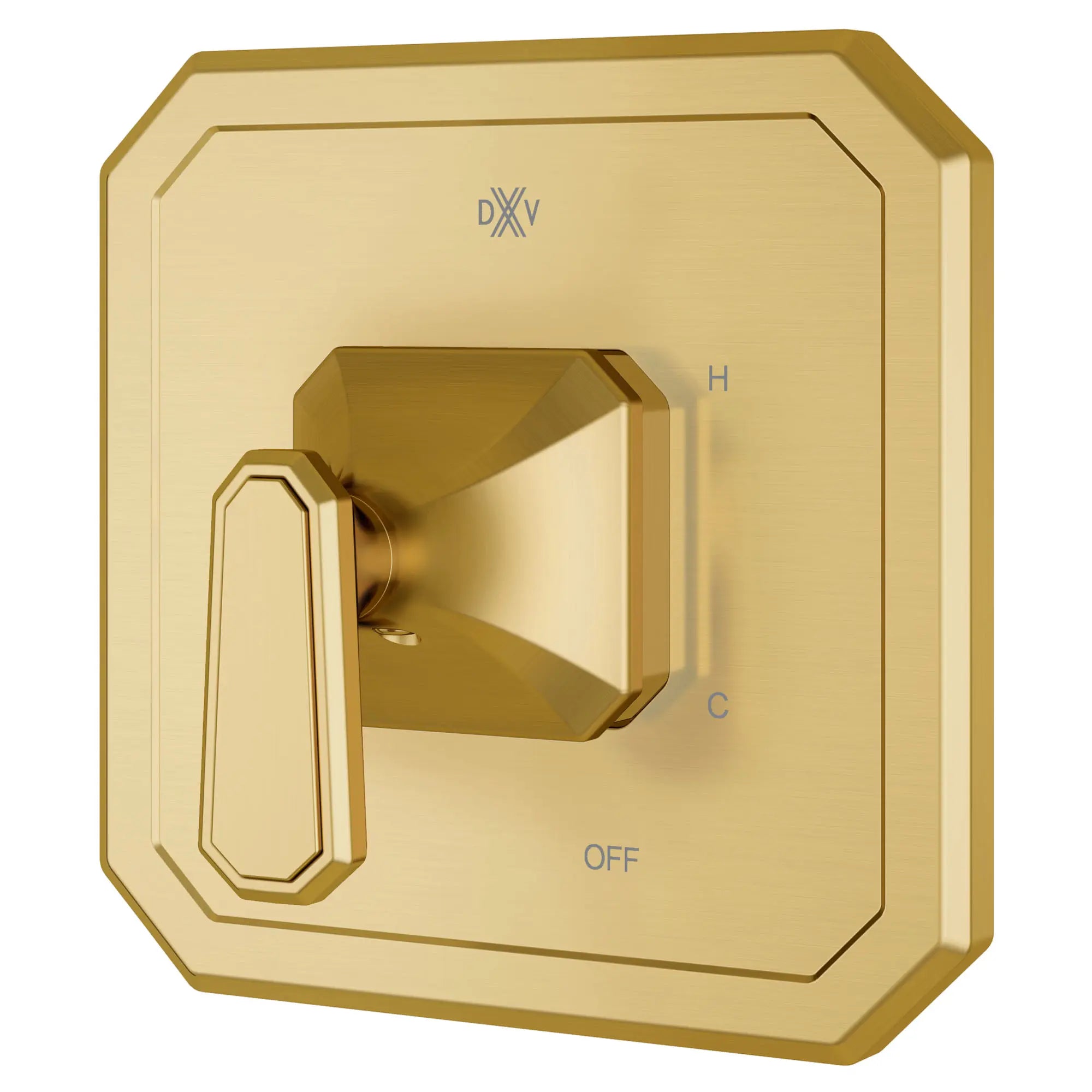 Belshire® Single Handle Pressure Balance Valve Trim Only with Lever Handle // SATIN BRASS // 96214_D35170500427_2_CDNwebp.webp
