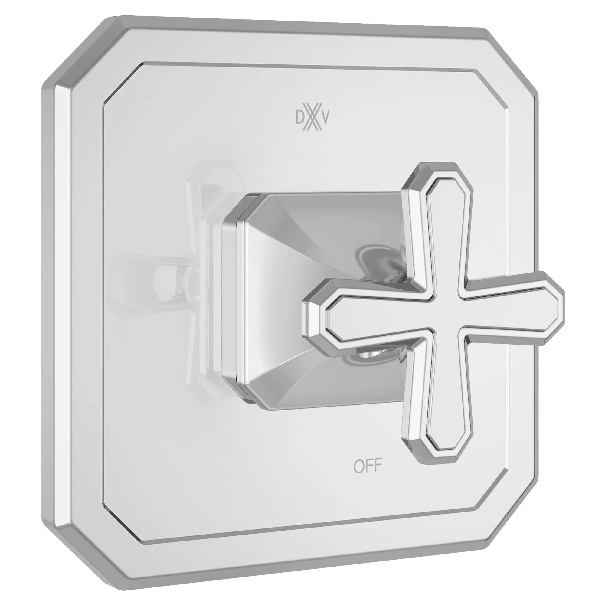 Belshire® Single Handle Pressure Balance Valve Trim Only with Cross Handle // POLISHED CHROME // 96218_D35170520100_1_CDNwebp.webp