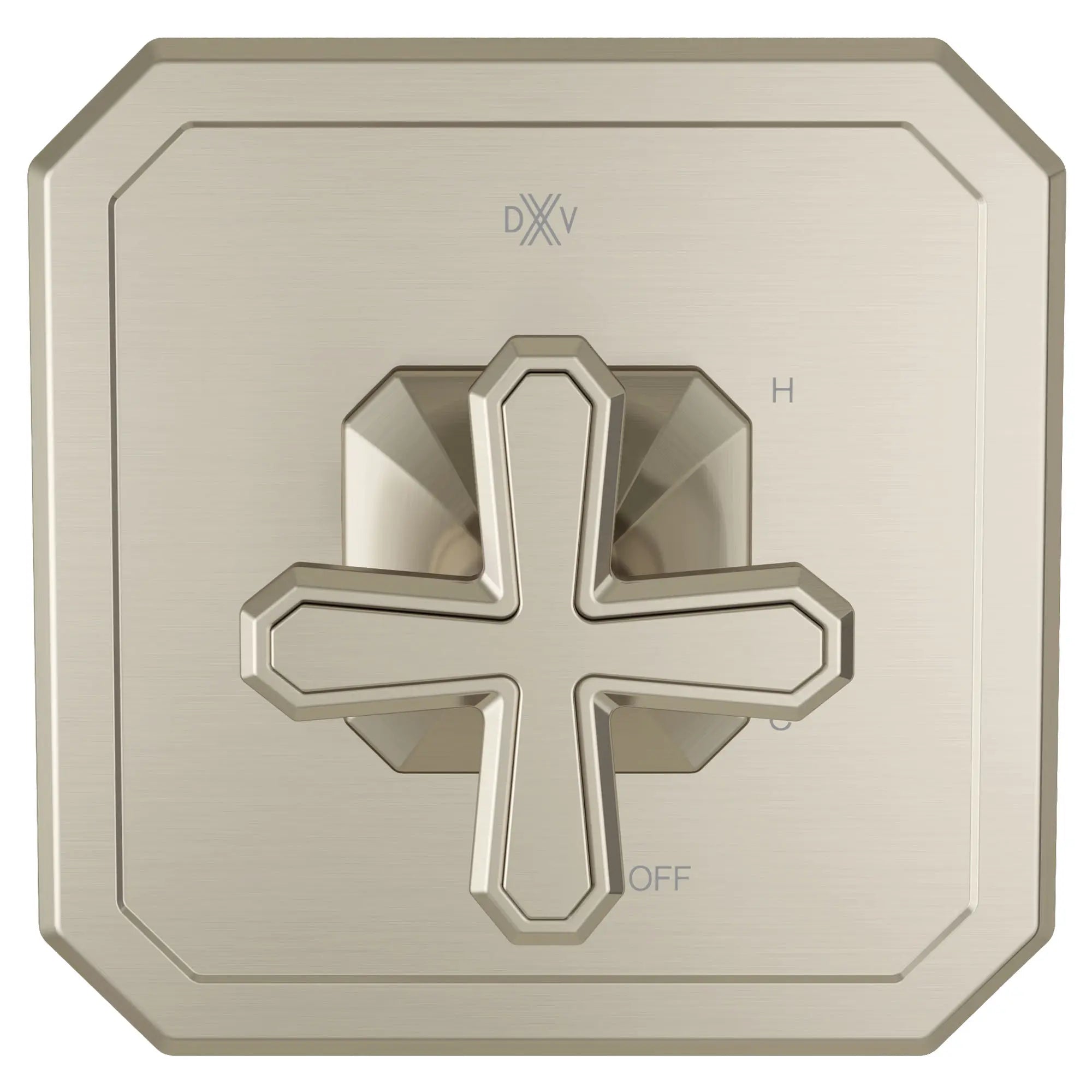 Belshire® Single Handle Pressure Balance Valve Trim Only with Cross Handle // BRUSHED NICKEL // 96222_D35170520144_CDNwebp.webp