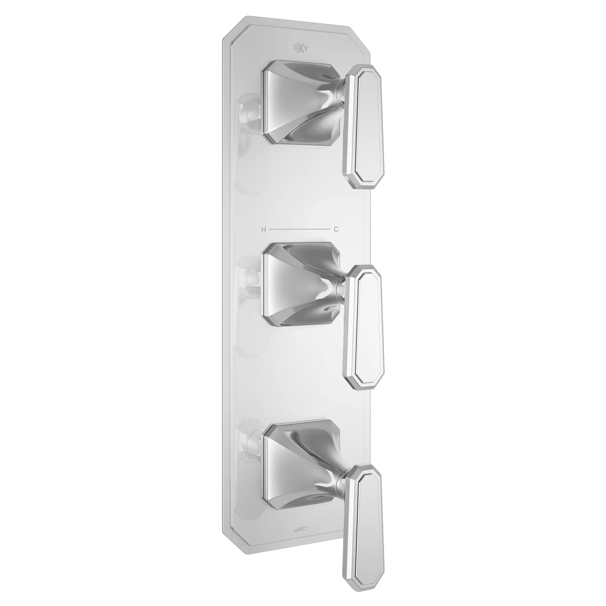Belshire® 3-Handle Thermostatic Valve Trim Only with Lever Handles // POLISHED CHROME // 96309_D35170537100_1_CDNwebp.webp