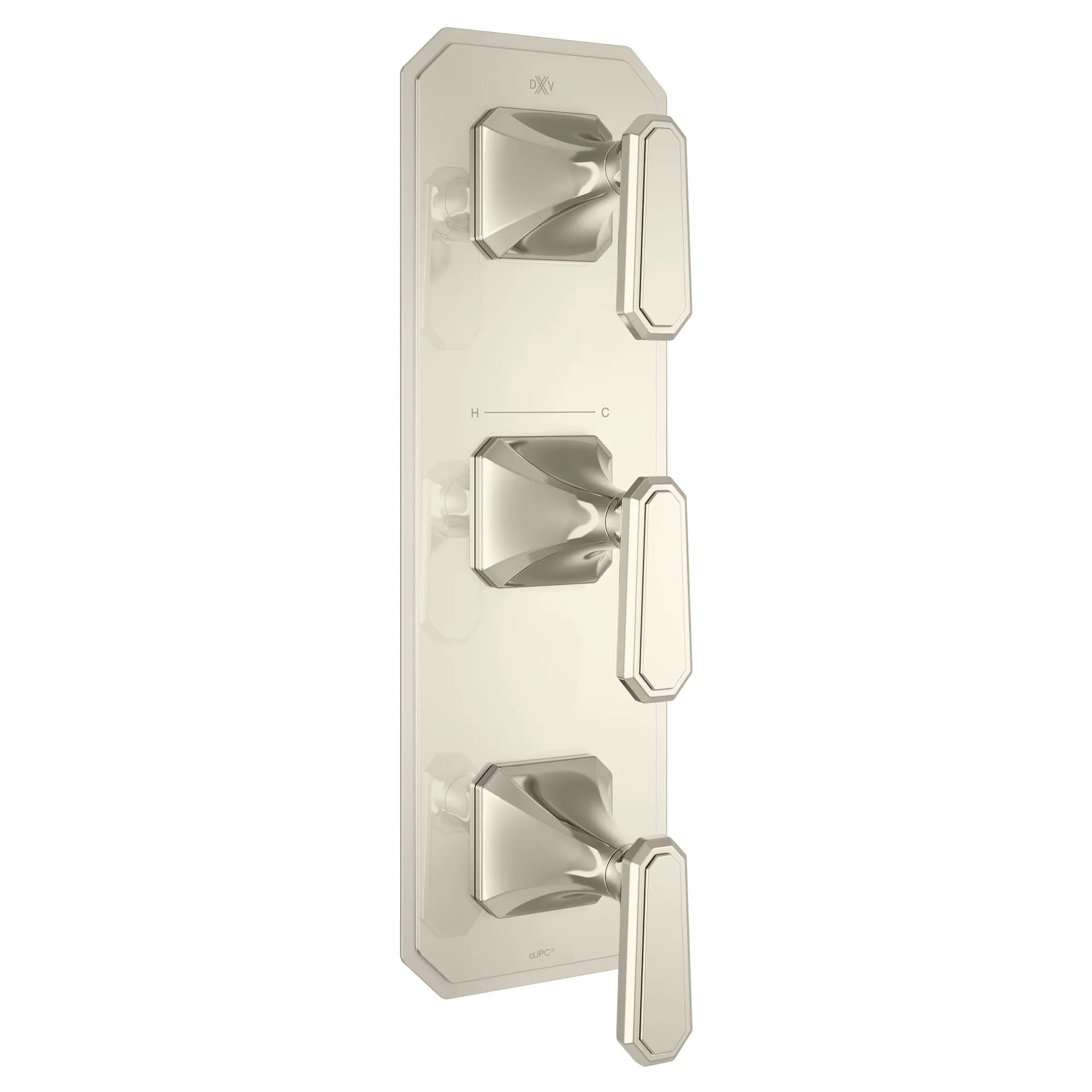 Belshire® 3-Handle Thermostatic Valve Trim Only with Lever Handles // PLATINUM NICKEL // 96323_D35170537150_1_CDNwebp.webp