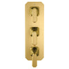 Belshire® 3-Handle Thermostatic Valve Trim Only with Lever Handles // SATIN BRASS // 96326_D35170537427_CDNwebp.webp