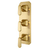 Belshire® 3-Handle Thermostatic Valve Trim Only with Lever Handles // SATIN BRASS // 96330_D35170537427_2_CDNwebp.webp