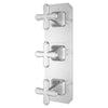 Belshire® 3-Handle Thermostatic Valve Trim Only with Cross Handles // POLISHED CHROME // 96336_D35170538100_2_CDNwebp.webp