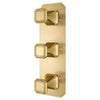 Belshire® 3-Handle Thermostatic Valve Trim Only with Cushion Handles // SATIN BRASS // 96407_D35170539427_2_CDNwebp.webp