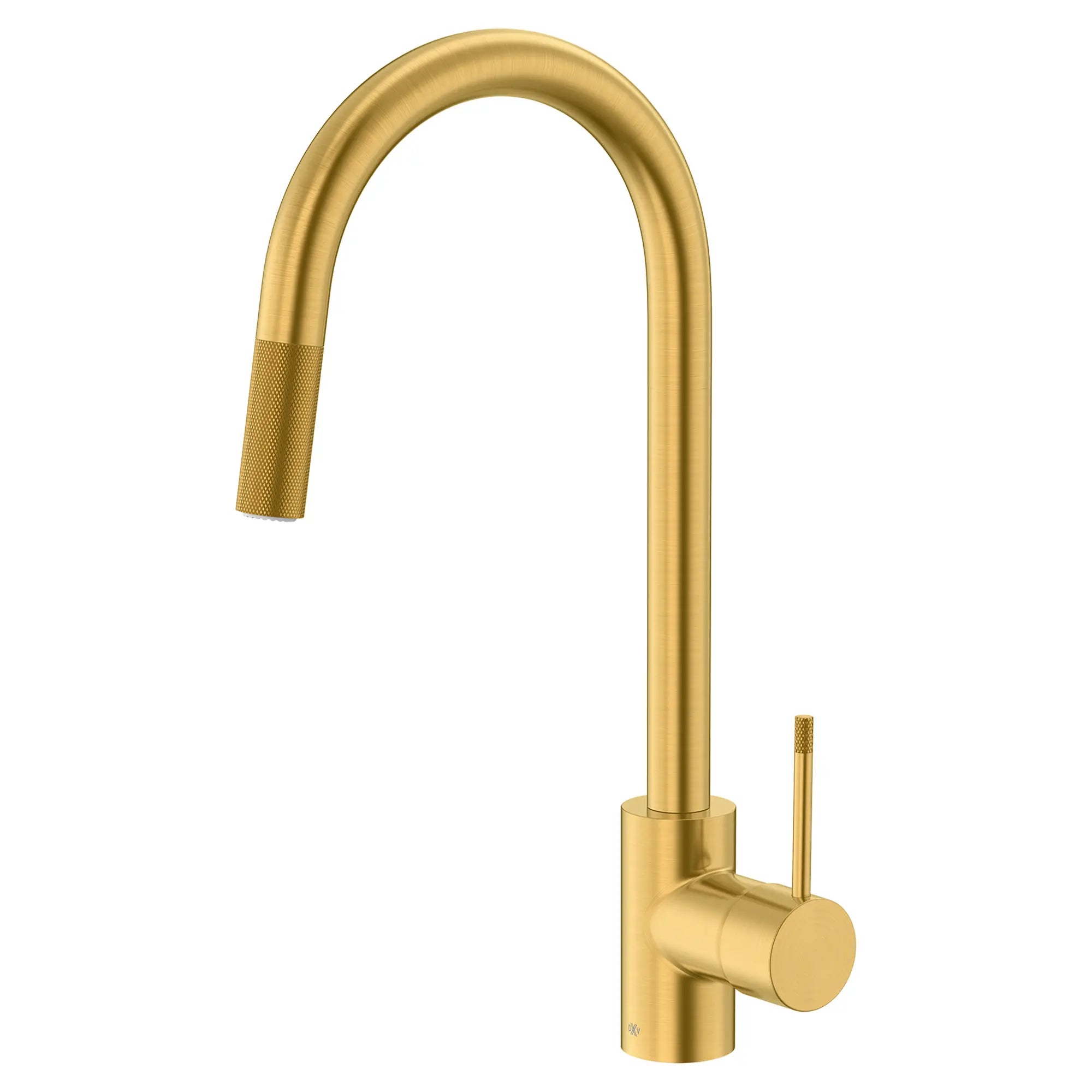 Etre® Single Handle Pull-Down Kitchen Faucet with Lever Handle // SATIN BRASS // 96972_D35404300.427_2_CDNwebp.webp